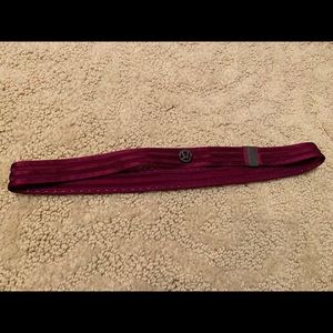 maroon lululemon headband